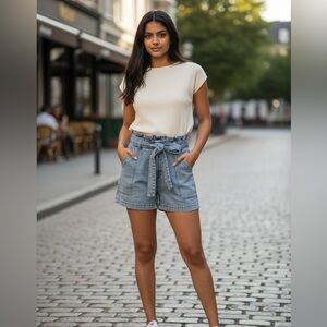 💰3 items for $12! 1/25 Women's Blue Denim Shorts